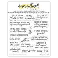 Honey Bee Stamps - Adventure Awaits Collection - Clear Photopolymer Stamps - Take A Ride