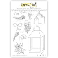 Honey Bee Stamps - Clear Photopolymer Stamps - Pine and Berry Centerpiece