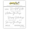 Honey Bee Stamps - Clear Photopolymer Stamps - Seasonal Sentiments