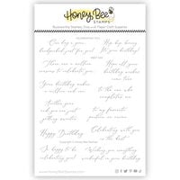 Honey Bee Stamps - Clear Photopolymer Stamps - Celebrating You