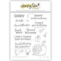 Honey Bee Stamps - Clear Photopolymer Stamps - Belated Birthday