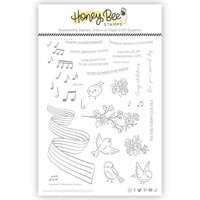 Honey Bee Stamps - Clear Photopolymer Stamps - Sweet Songs