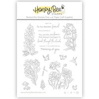 Honey Bee Stamps - Clear Photopolymer Stamps - Bees And Bonnets