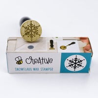 Honey Bee Stamps - Make It Merry Collection - Christmas - Bee Creative - Wax Stamper - Snowflake