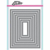 Heffy Doodle - Cutting Dies - Imperial Stitched Rectangles