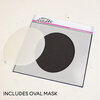 Heffy Doodle - Stencils - Oval Masquerade