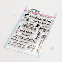Heffy Doodle - Clear Photopolymer Stamps - New Arrival Sentiment