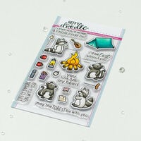 Heffy Doodle - Clear Photopolymer Stamps - Camping Critters