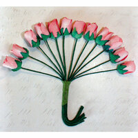 Melissa Frances - Vintage Flower - Pale Pink Mini Rose