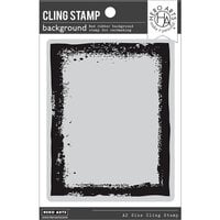 Hero Arts - Clings - Repositionable Rubber Stamps - Vintage Frame Background