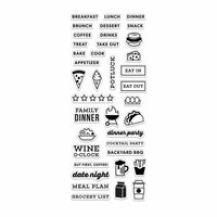 Hero Arts - Kelly Purkey Collection - Clear Photopolymer Stamps - Food Planner