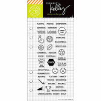 Hero Arts - Kelly Purkey Collection - Clear Photopolymer Stamps - Sports Planner