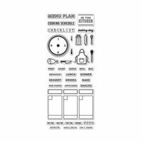 Hero Arts - Kelly Purkey Collection - Clear Acrylic Stamps - Kelly's Cooking Planner