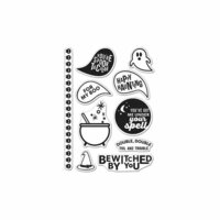 Hero Arts - Kelly Purkey Collection - Halloween - Clear Acrylic Stamp - Kelly's Spooktacular