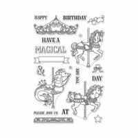 Hero Arts - Clear Photopolymer Stamps - Ornate Carousel