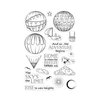 Hero Arts - Clear Photopolymer Stamps - Sky's the Limit Balloons