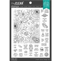 Hero Arts - Clear Photopolymer Stamps - Galaxy Peek-A-Boo Parts