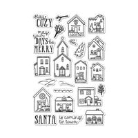 Hero Arts - Clear Photopolymer Stamps - Cozy Town