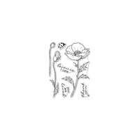 Hero Arts - Clear Photopolymer Stamps - Hero Florals Poppy