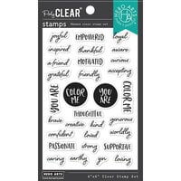 Hero Arts - Clear Photopolymer Stamps - Color Me Words