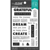 Hero Arts - Clear Photopolymer Stamps - Art Journal Messages