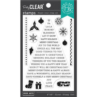 Hero Arts - Christmas - Clear Photopolymer Stamps - Holiday Sentiment Strips