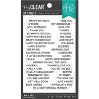 Hero Arts - Clear Photopolymer Stamps - Everyday Sentiment Strips