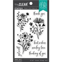 Hero Arts - Clear Photopolymer Stamps - Floral Imprints