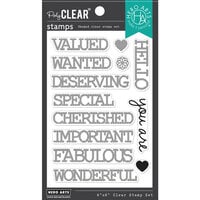 Hero Arts - Clear Photopolymer Stamps - Textured Compliments