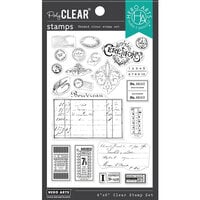 Hero Arts - Clear Photopolymer Stamps - Vintage Postmarks And Tickets