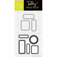 Hero Arts - Kelly Purkey Collection - Die and Clear Photopolymer Stamp Set - Labels