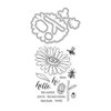 Hero Arts - Die and Clear Photopolymer Stamp Set - Daisy and Bugs