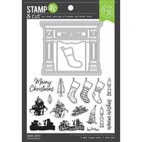 Hero Arts - Die and Clear Photopolymer Stamp Set - Fireplace
