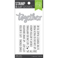 Hero Arts - Die and Clear Photopolymer Stamp Set - Together