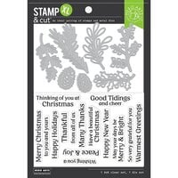 Hero Arts - Shop Box Collection - Die and Clear Photopolymer Stamp Set - Winter Foliage