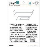Hero Arts - Ralph Tyndall - Die and Clear Photopolymer Stamp Set - Essential Messages