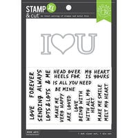 Hero Arts - Die and Clear Photopolymer Stamp Set - I Love U