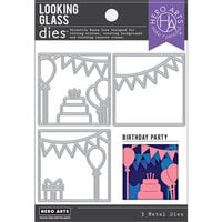 Hero Arts - Shop Box Collection - Dies - Looking Glass - Birthday Party