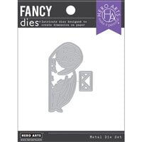 Hero Arts - Fancy Dies - Peeking Owl Fancy Die B