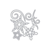Hero Arts - Christmas - Fancy Dies - Large Snowflakes and Swirls