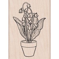 Hero Arts - Woodblock - Wood Mounted Stamps - Lily of the Valley