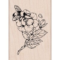 Hero Arts - Woodblock - Wood Mounted Stamps - Bee and Floral
