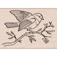 Hero Arts - Woodblock Stamps - Bird On A Branch