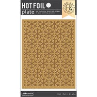 Hero Arts - Christmas - Hot Foil Plate - Snowflake Pattern