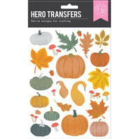 Hero Arts - Hero Transfers - Rub Ons - Pumpkin and Leaves