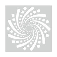 Hero Arts - Stencils - Geometric Spiral