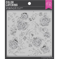 Hero Arts - Color Layering Stencils - Roses