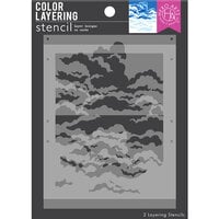 Hero Arts - Color Layering Stencils - Clouds