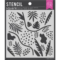 Hero Arts - Stencils - Leaves And Abstract Shapes