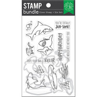 Hero Arts - Die and Clear Photopolymer Stamp Set - Jawsome Sharks